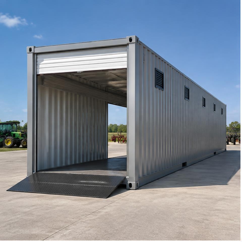 Outback Crosswind 40 High-Cube Drive-Through Garage Outback Crosswind 40 High-Cube Drive-Through Garage — front three-quarter exterior showing the catalog configuration