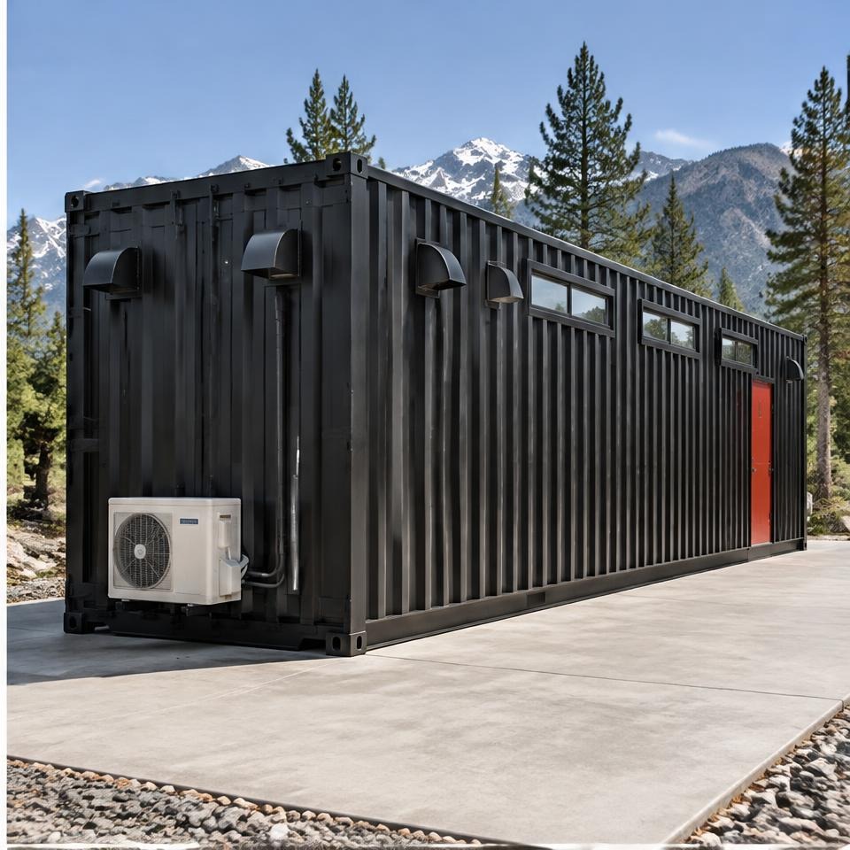 Outback Summit 40 High-Cube Performance Garage — Rear three-quarter exterior Outback Summit 40 High-Cube Performance Garage — rear three-quarter exterior showing the catalog configuration